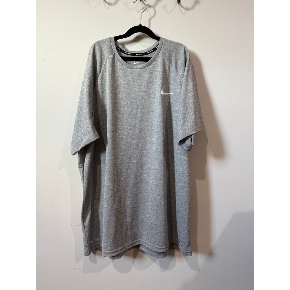 Nike Dri-FIT Gray Training Running Activewear T-Shirt Athletic Top X-LARGE